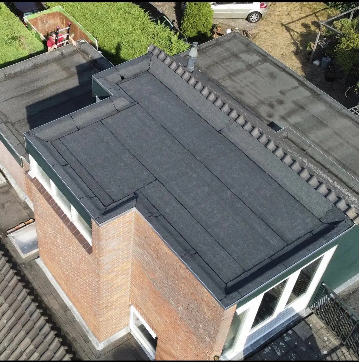 Plat dak vervangen Helmond