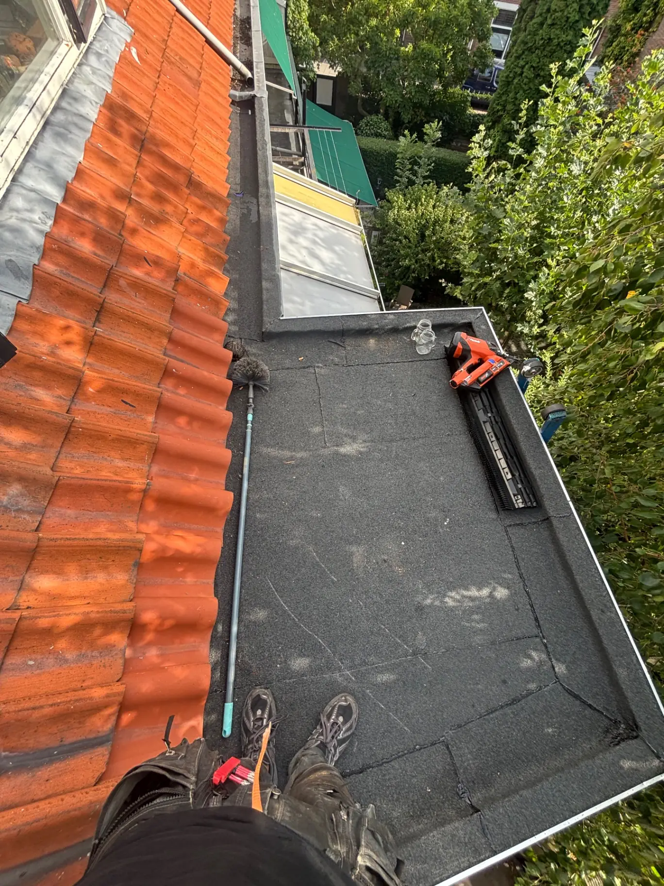 Nieuw bitumen plat dak dakkapel Utrecht